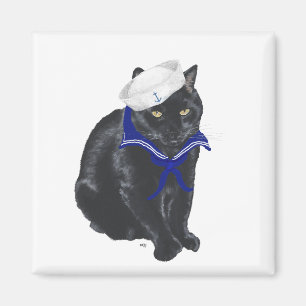 Íman Marinheiro Gato Preto