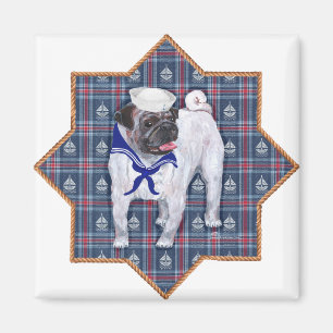 Íman Marinheiro Pug