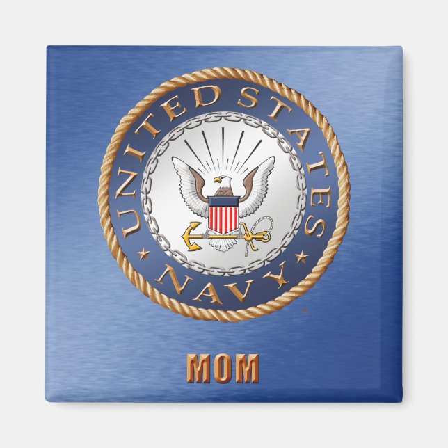 Íman Marinho Americano Mãe Magnet (Frente)