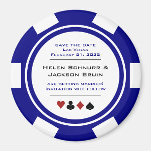 Íman Marinho Azul Casino Poker Casino Casino Casamento