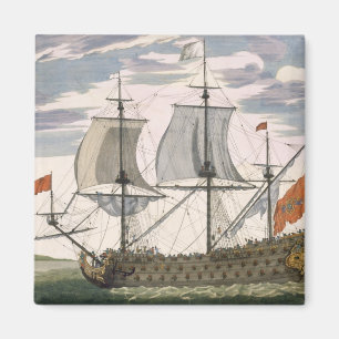 Íman Marinho britânico: um navio de primeira ordem que