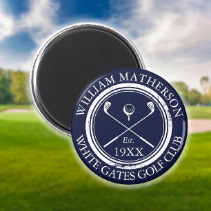 Íman Marinho de nomes personalizados do clube de golfe 