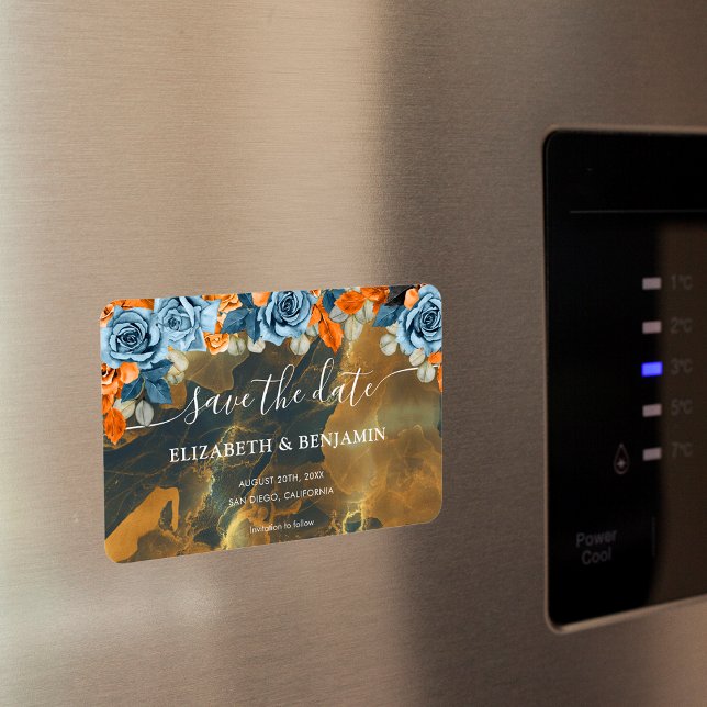 Íman Marinho Dourado Elegante E Casamento De Ferrugem S (Criador carregado)