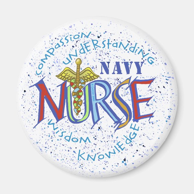 Íman Marinho Nurse Motto (Frente)