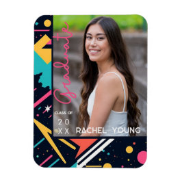 Íman Marinho Retroativo Colorido e Foto de Graduação Ro