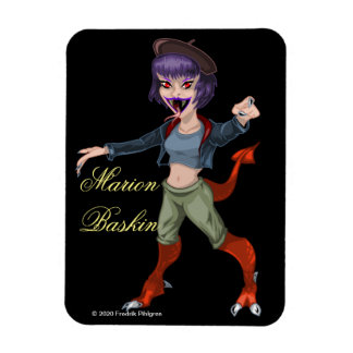 Íman MARION BASKIN 3" x 4" (Imagem flexível de fotos)