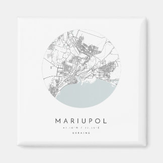 Íman Mariupol Ucrânia Coordenadas Mapa Cidade Natal 