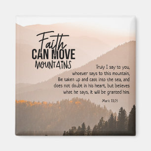 Íman Mark 11:23 Fé Pode Mover A Bíblia Das Montanhas