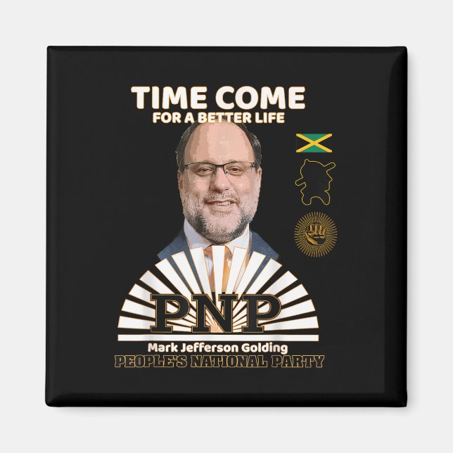 Íman Mark Golding Jamaica's Pessoas's National  (Frente)