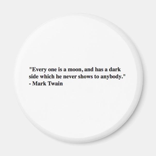 Íman Mark Twain (Frente)