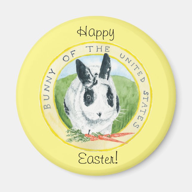 Íman Marlon Bundo Páscoa amarela (Frente)