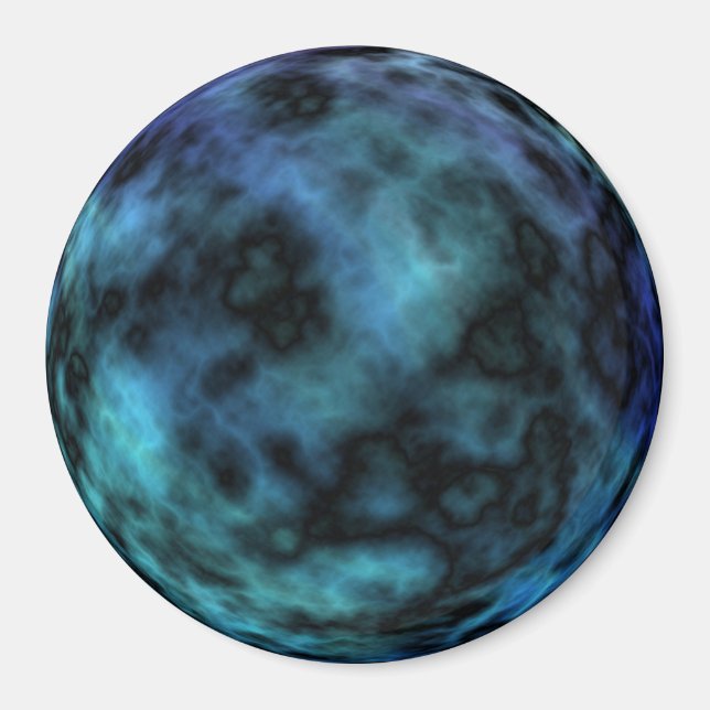 Íman Mármaco Azul Faux (Frente)