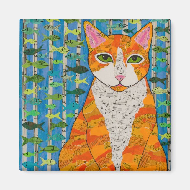 Íman Marmalade Cat (Frente)