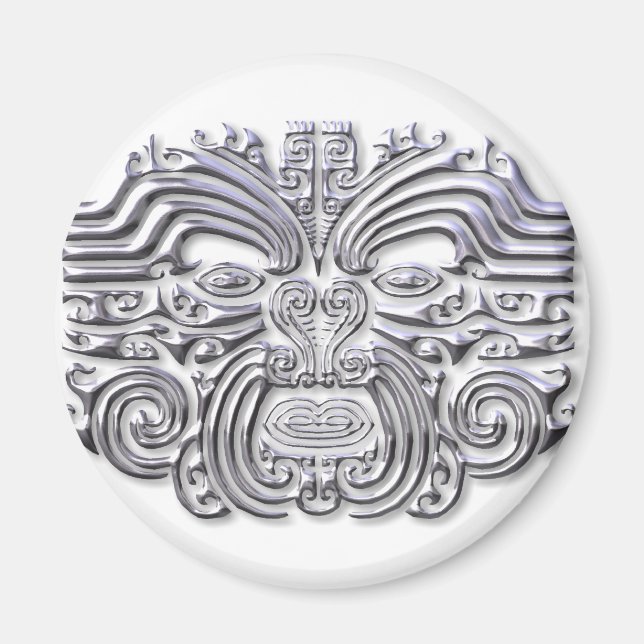 Íman Maroi tatuagem-prata (Frente)