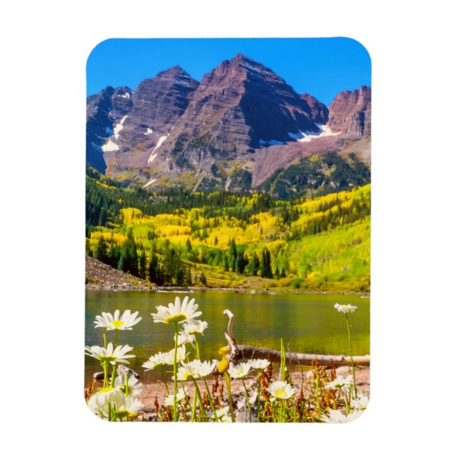 Íman Maroon Bells em Aspen, Colorado (Vertical)