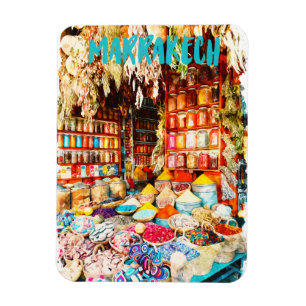 Íman Marrakech Marrocos Market Bazaar