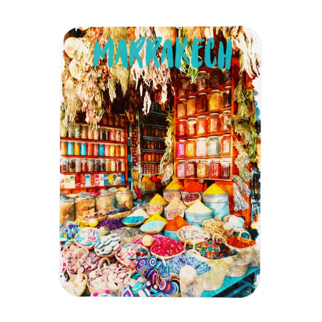 Íman Marrakech Marrocos Market Bazaar (Vertical)