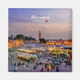 Íman Marraquexe, Marrocos - Praça Jemaa el Fnaa