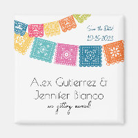 Marriage - Wedding Papel Picado Save The Date