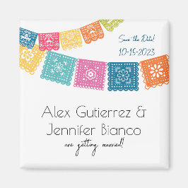 Íman Marriage - Wedding Papel Picado Save The Date