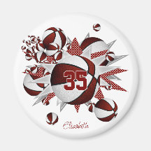 marrom personalizado das bolas de basquete