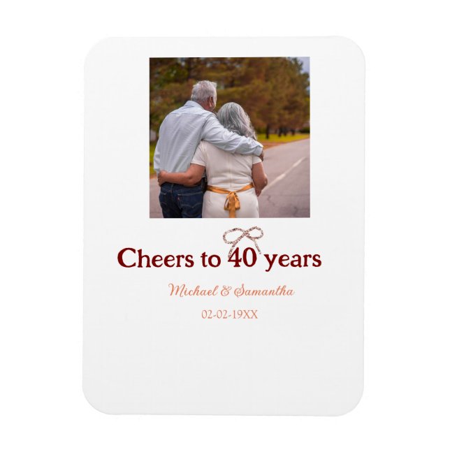 Íman Marron arco aplaude 40 anos de casamento (Vertical)