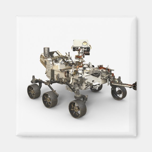Íman Mars Perseverance Rover Em Fundo Branco. (Frente)