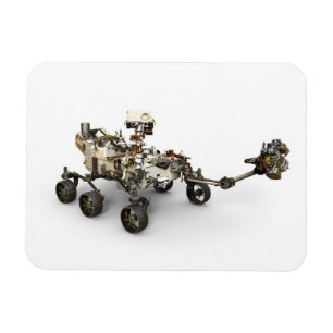 Íman Mars Perseverance Rover Em Fundo Branco.