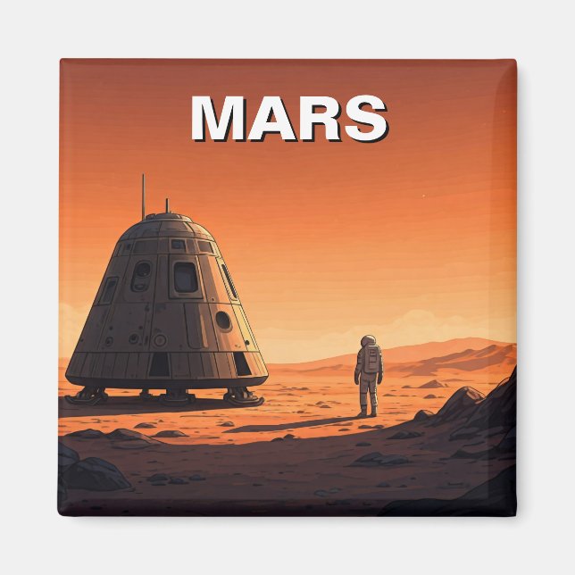 Íman Mars Viagem (Frente)