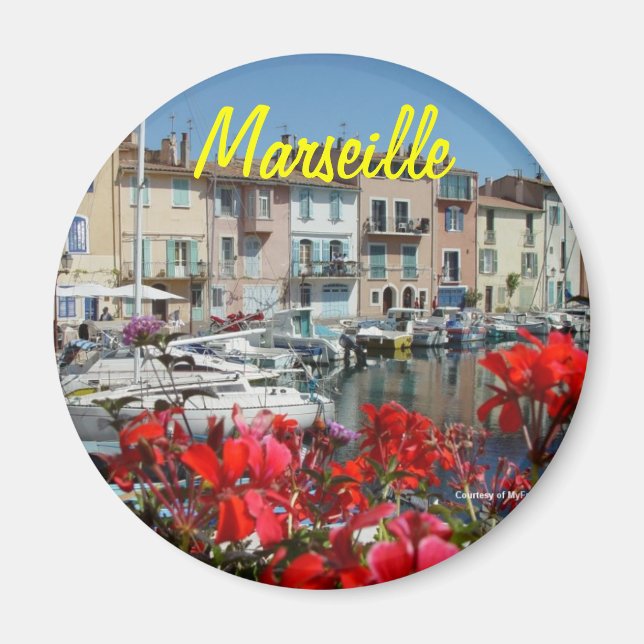 Íman Marseille france magnet (Frente)