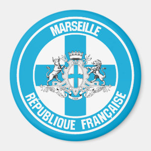 Íman Marselha Round Emblem