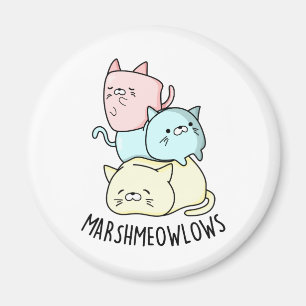 Íman Marsh-meow-low Gato Gato-Lápis PUn