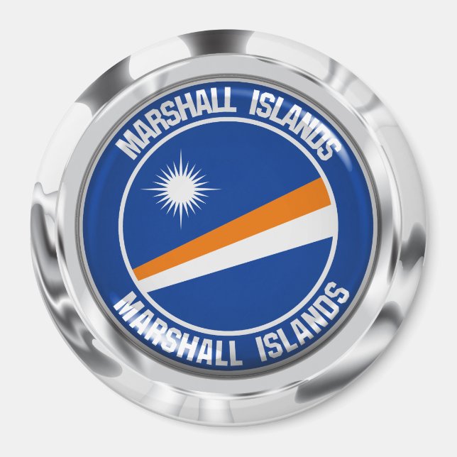 Íman Marshall Islands Round Emblem (Frente)