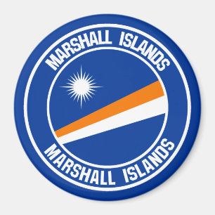Íman Marshall Islands Round Emblem