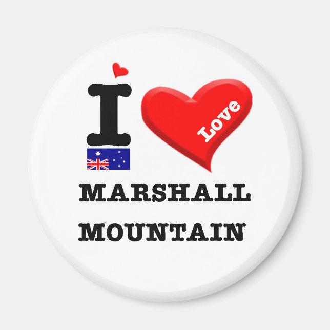 Íman MARSHALL MOUNTAIN - Eu Amo (Frente)