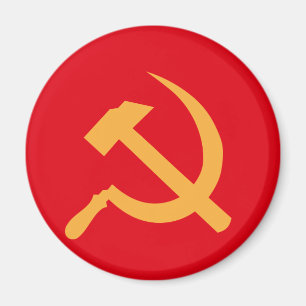 Íman martelo e foice de URSS do cccp