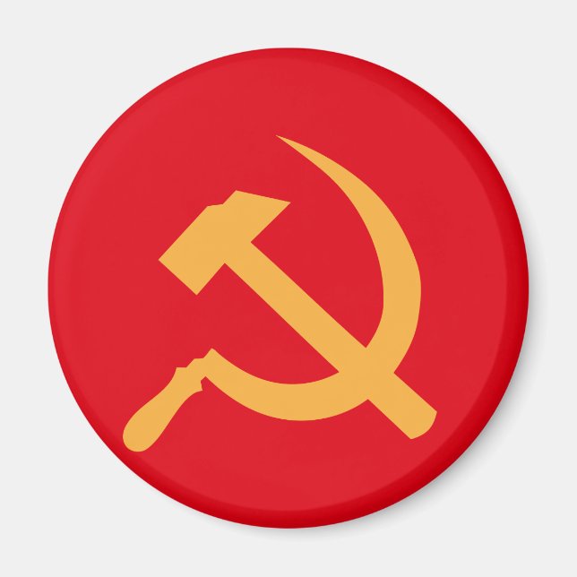 Íman martelo e foice do cccp ussr (Frente)