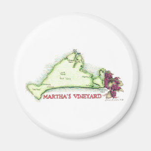 Íman Martha Vineyard Island Magnet