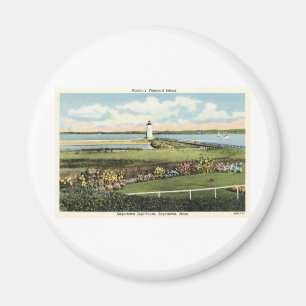 Íman Martha's Vineyard c1925 do farol de Edgartown