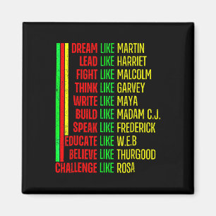 Íman Martin Black Afro African Orgulho de História Negr