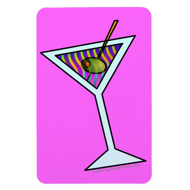 ÍMAN  MARTINI ART FLEXÍVEL MAGNET (Vertical)