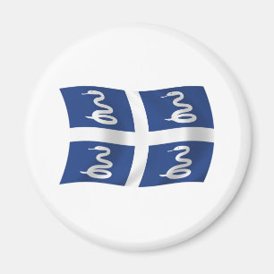 Íman Martinica Flag Magnet