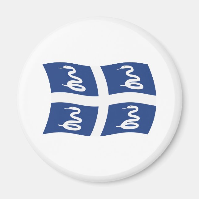 Íman Martinica Flag Magnet (Frente)