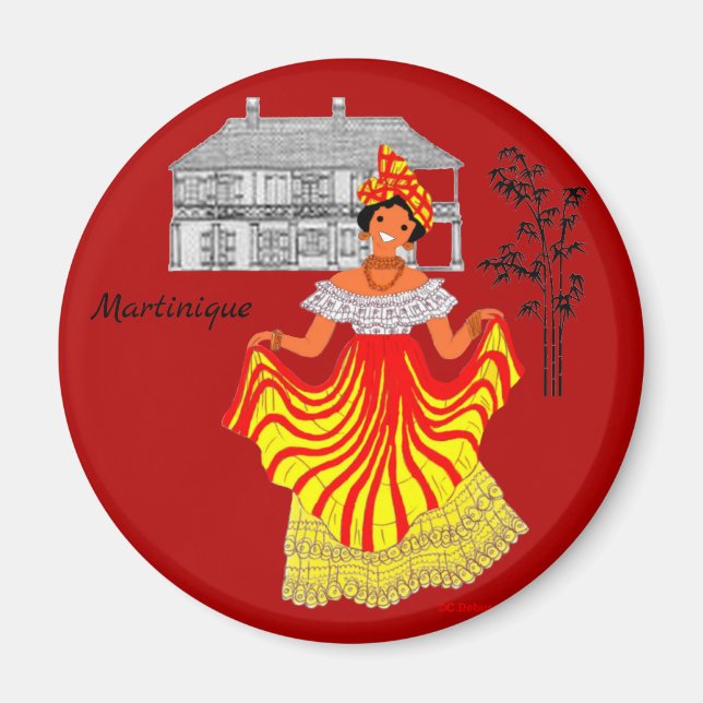 Íman Martinica, França (Frente)