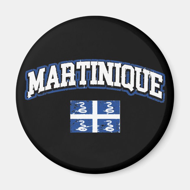 Íman Martinique Flag (Frente)