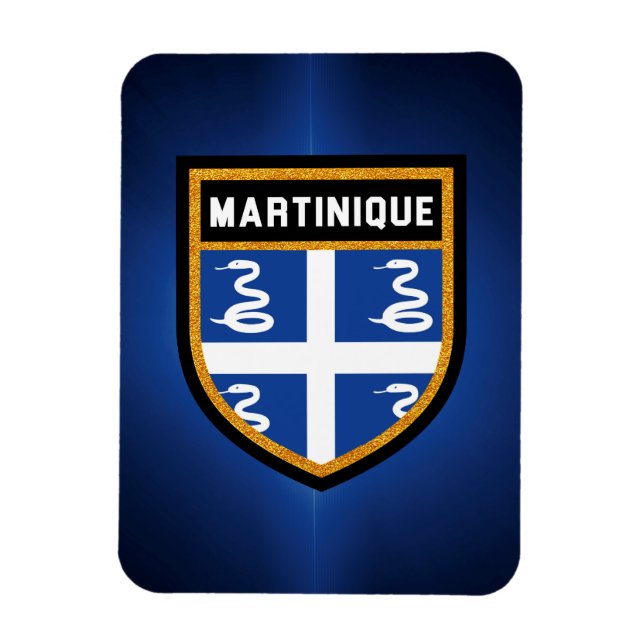 Íman Martinique Flag (Vertical)