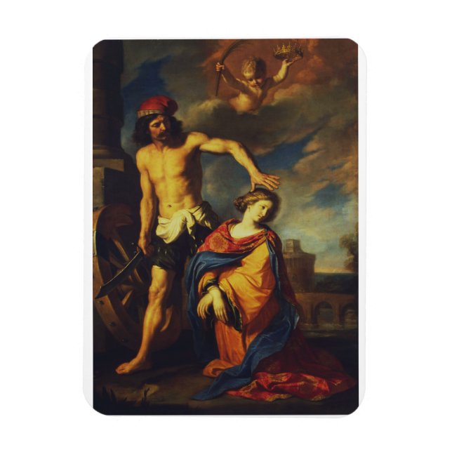 Íman Martírio de Sta. Catarina Coleção de Belas Artes S (Vertical)