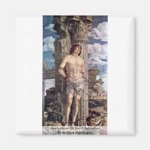 Íman Martírio do santo Sebastian por Andrea Mantegna
