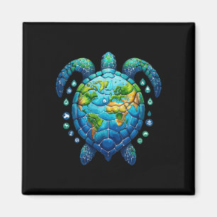 Íman Maruca-Tartaruga-Terra Animais do Mar Mulheres Mar