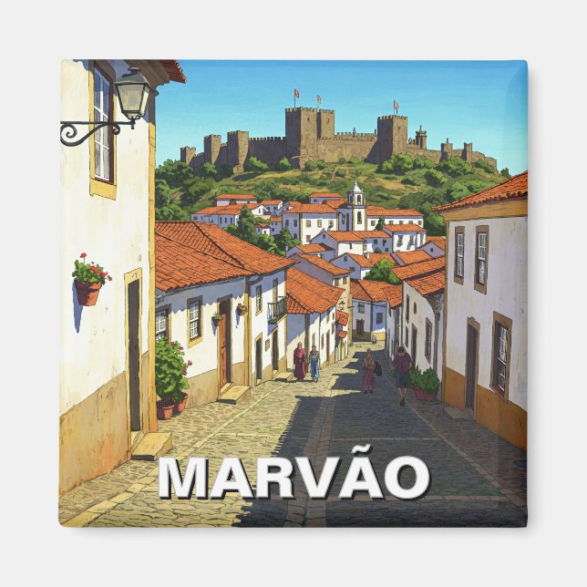 Íman Marvao Portugal Viagem (Frente)